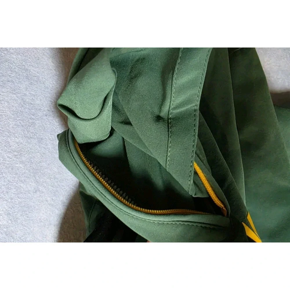 Green Bay Packers Nike Green Sideline Coach Men Short Sleeve Hoodie Jacket Sz XL